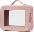 Popvibe Clear Makeup Bag Travel Cosmetic Case Transparent Toiletry Bag by POPVIBE
