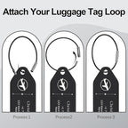 4 PCS Personalized Metal Luggage Tag – Personalized Engraved Suitcase Tag - Image 3