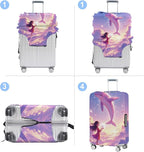 Luggage Cover Washable Suitcase Protector Anti-Scratch, Stretchable Fit - Image 5