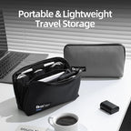 RIGHT AWAY Travel Tech Pouch，Waterproof Cord Case，Electronics Organizer Travel - Image 6