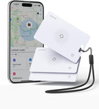 LULULOOK Wallet Tracker Card, Ultra Slim Airtag Wallet Works by LULULOOK