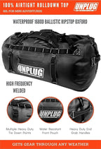 UNPLUG Ultimate Adventure Bag | 1680D Heavy Duty Waterproof Bag | Large Travel - Image 2