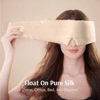 Silk Sleep Mask for Women and Men, Side Sleeper, 22 Momme Pure Mulberry Silk - Image 3
