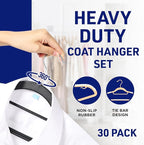 LifeMaster 30 Pcs. Dry Wet Clothes Hangers - Image 5