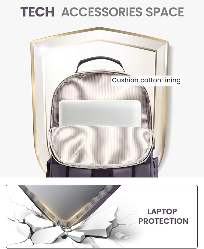 LOVEVOOK Laptop Backpack Purse for Women, Large Capacity Travel Business - Image 7