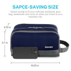 Gonex Travel Toiletry Bag Nylon, Dopp Kit Shaving Bag Toiletry Organizer Deep - Image 3