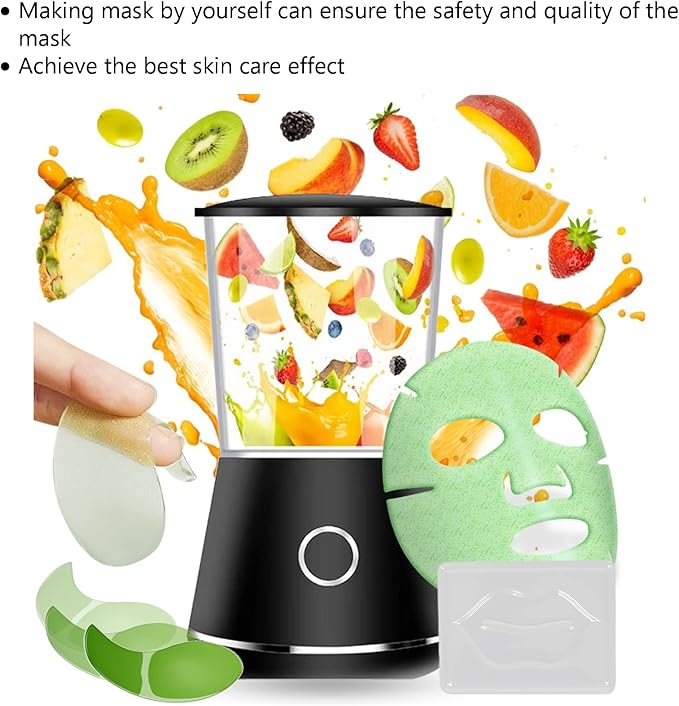 Hozee Face Cream Maker Machine, Facial Treatment DIY Fruit Vegetable Mask Maker Machine, Facial Mask Machine with Lip Eye Mold, Collagen Capsules