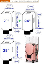 Clear PVC Suitcase Cover Protectors Transparent Luggage Covers Waterproof - Image 3