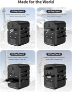 MOMAX Universal Travel Adapter, 20W+18W International Plug Adapter - Image 3