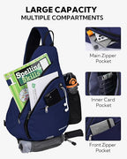 WATERFLY Large Crossbody Sling Bag: Over Shoulder Backpack Daypack Casual Cross - Image 3