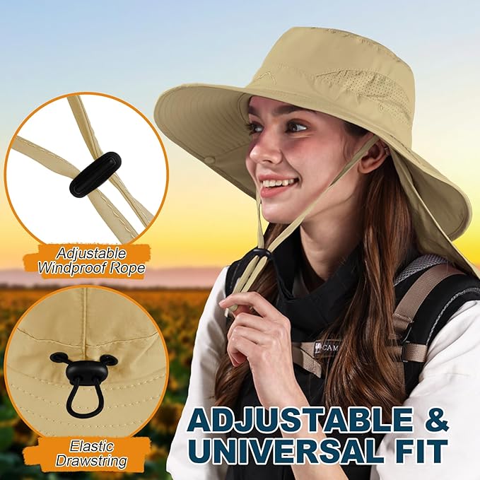 ZOORON Sun Hat for Men Women Fishing Hat - Image 5