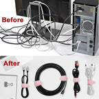 Nearockle 16Pcs Silicone Cable Straps Wire Organizer - Image 5