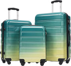 Merax Luggage Sets 3 Piece, Hardside Expandable Suitcase Set by Merax