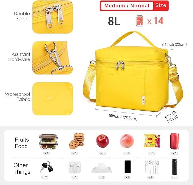 NOL Natural Organic Lifestyle Insulated Lunch Bags - Image 2