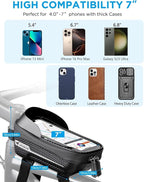 whale fall Bike Phone Frame Bag Waterproof, 3D Eva Hard Shell, Bike Phone Holder - Image 6
