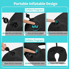 2 Pack Inflatable Travel Neck Pillows - Image 5