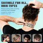 Texture Comb, Volumizing Wide-Tooth Hair Texture Styling Comb, Men's Fluffy Texture Hair Styling Appliances, Volume And Grooming Accessory Styling-SC1