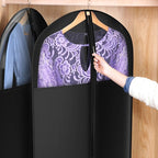 Univivi Long Garment Bags for Hanging Clothes, 3 Pack - Image 5