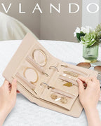 Vlando Travel Jewelry Case, Graduation Gifts, Jewelry Organizer Box - Image 6