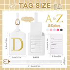 Personalized Initial Luggage Tags - Image 2