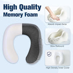 Neck Pillow for Traveling, Travel Pillows for Airplanes, 100% Pure Memory Foam - Image 5