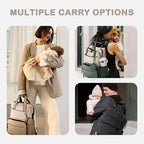 VONAL Diaper Bag Backpack, Lightweight Baby Diaper Bags, Travel Large Diaper Bag - Image 2