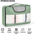 Veken 10 Set Packing Cubes for Travel Essential, Suitcase Organizer Bags in 4 - Image 4