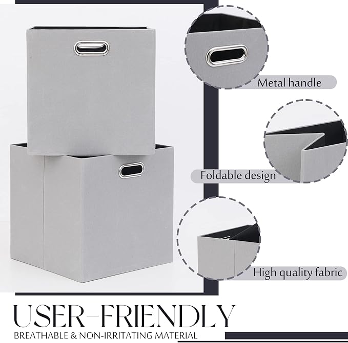 Cube Storage Bins 13×13 Polyester Foldable Box - Image 5