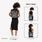 Sherpani Soleil, Anti Theft Convertible Backpack, 3 in 1 Tote Bag, Cross Body - Image 4