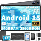 12 Inch Tablet Android 15 Tablets, 2025 Upgraded Android Tablet by QDDQ