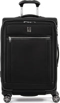 Travelpro Platinum Elite Softside Expandable Checked Luggage, 8 Wheel Spinner by Travelpro