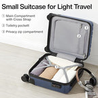 Hanke 14 Inch Underseat Carry On Luggage - Image 7