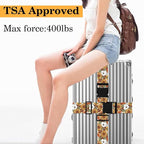 Yellow Daisy Luggage Straps for Suitcases TSA Approved, Luggage Identifiers for - Image 5