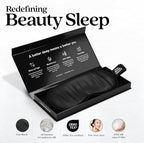 Pure Silk Sleep Mask Light Blocking Travel Essentials. Eye Masks - Image 2