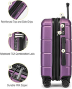 KYME Hardside Expandable Carry On Luggage 22x14x9 Airline Approved - Image 6