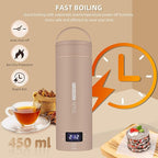 Travel Electric Kettle Portable Small Mini Tea Coffee Kettle Water Boiler - Image 3