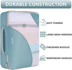 8 Set Packing Cubes for Travel, Gifts for Women Mom, Anti-Tearing Suitcase - Image 4