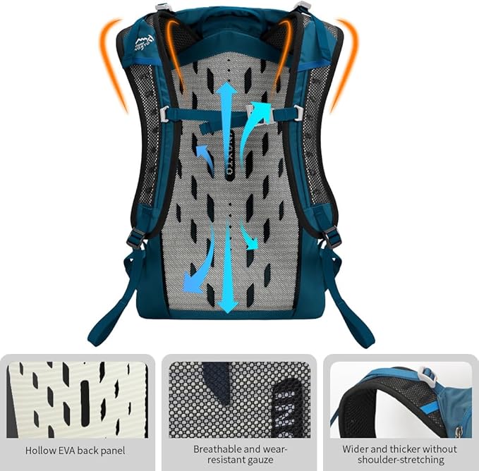 Hiking Hydration Backpack with 3l Water Bladder - Image 4