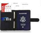 Melsbrinna Premium Leather Passport Holder Covers Case, Waterproof Rfid - Image 3