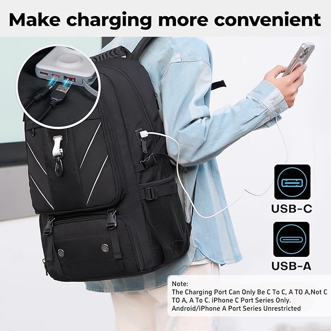 18.4 Inch Large Travel Backpack - Image 8