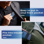 Mens Business Card Holder, Slim Card Wallet - Image 6