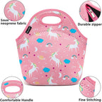 FlowFly Neoprene Lunch Tote Insulated Thermal Reusable Lunch Bag Box - Image 4