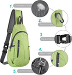 TITECOUGO Small Sling Bag, Lightweight Crossbody Backpack - Image 5