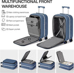 mixi Luggage Suitcase with Spinner Wheels - Image 4