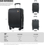 buy 0ne get 0ne free! 20 Inch Expandable Carry on Luggage PC Hard Shell TSA - Image 5