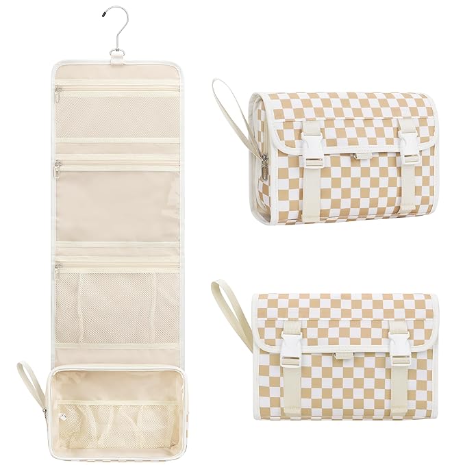 Relavel Hanging Toiletry Bag for Women, Hanging Makeup Organizer by Relavel