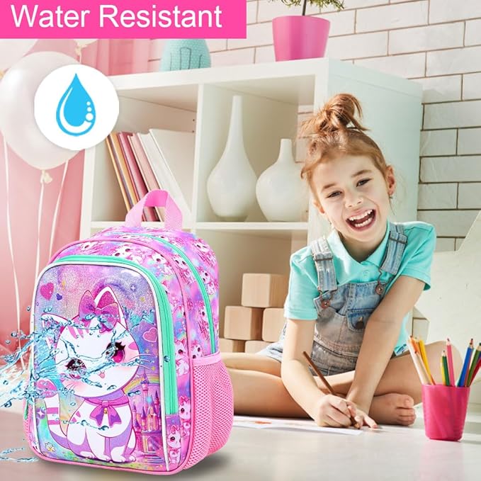 CCJPX Toddler Backpack for Boys Girls, Dinosaur Unicorn Cat Preschool Bookbag - Image 7
