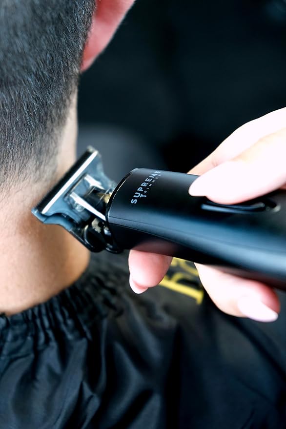 Supreme Trimmer 2-in-1 T-Fader Foil Shaver & DLC T-Shaper Trimmer Set | ST5206 Beard Trimmer STF501 Electric Razor | Travel Hair Trimmer | Black