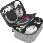 sisma Electronics Cords Organizer Tech Accessories Storage Case Travel Small - Image 5