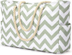 Becokan Beach Bags for Women Large Waterproof Beach Tote Bag Zipper Beach Bags by BecokanBeachBagSpecialist